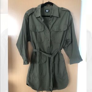 NLST army Green Mini Dress